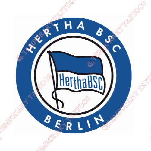 Hertha Berlin Customize Temporary Tattoos Stickers NO.8355
